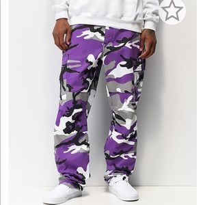 Purple camo pants
